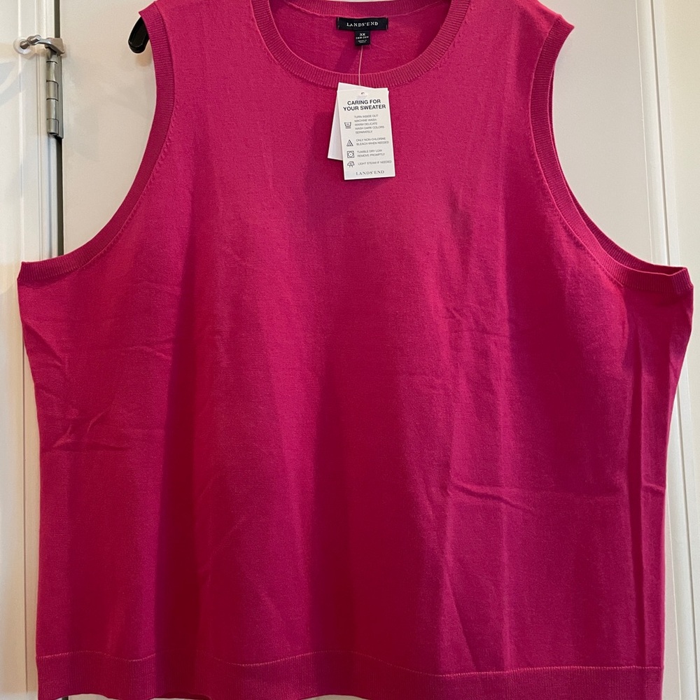 NWT | Lands End | Knit shell | 3X